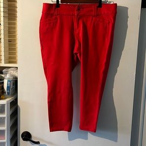 Red Torrid Capris